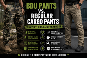 BDU Pants vs. Regular Cargo Pants — What's the Real Difference?