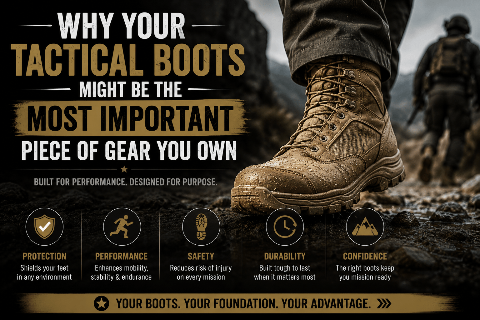 Why Your Tactical Boots Might Be the Most Important Piece of Gear You Own