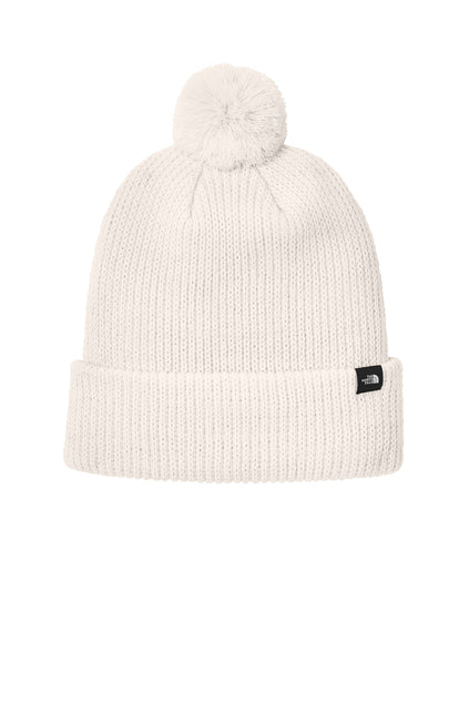The North Face Classic Acrylic Pom Beanie – Black Heather