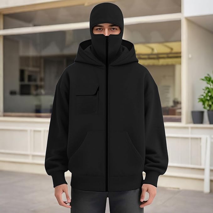 Balaclava Hoodie for Men – Windproof, Thermal, Cold-Weather Protection