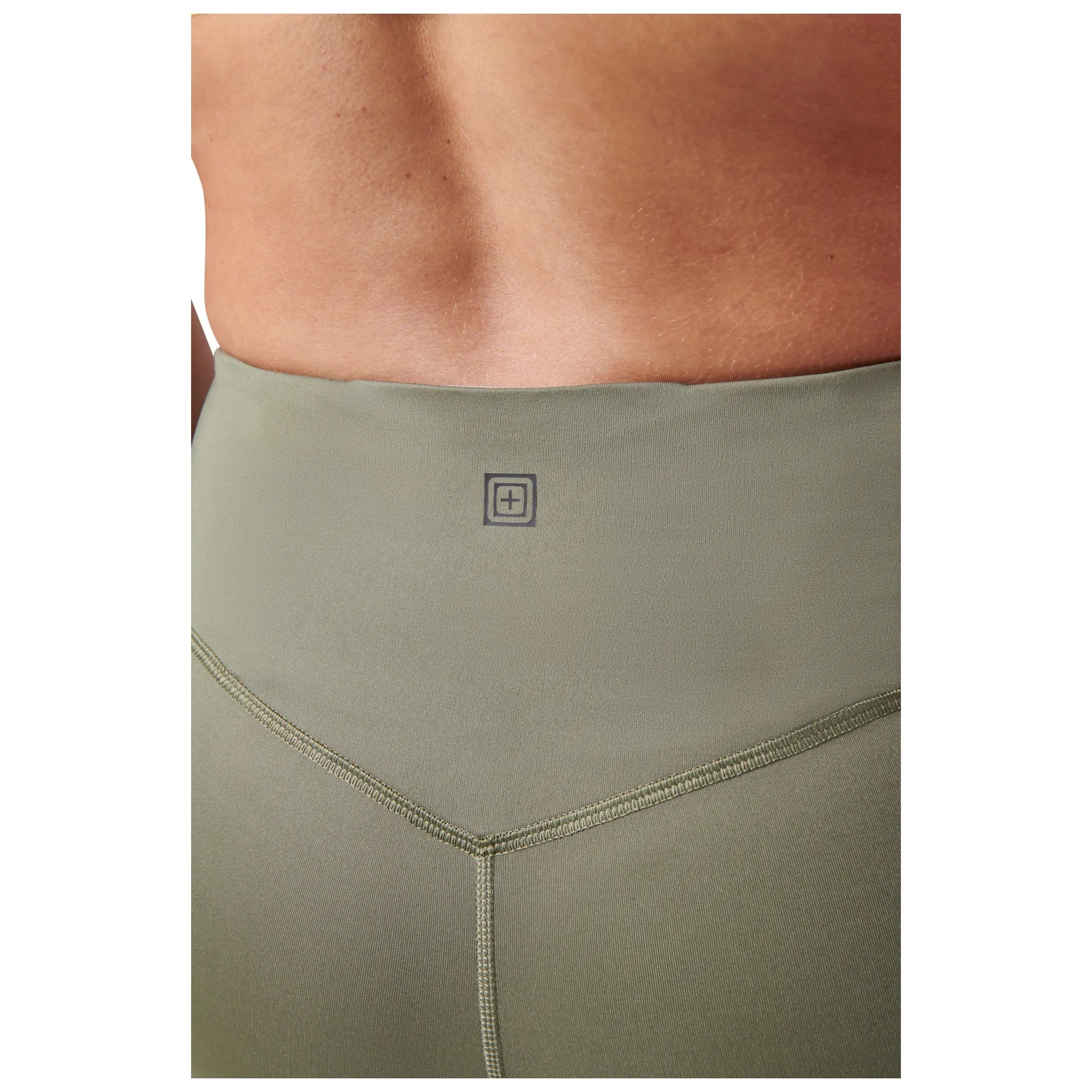 5.11 PT-R Max Effort Capri high-performance training legging with durable nylon and elastane jersey blend