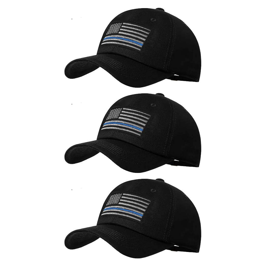 American Flag Hat Men Women Adjustable USA Baseball Cap Low Profile Plain Outdoor Ball Cap - Neorom - NEOROM