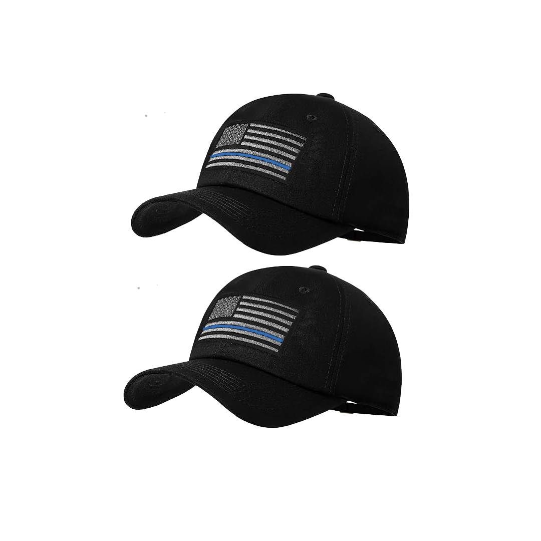 American Flag Hat Men Women Adjustable USA Baseball Cap Low Profile Plain Outdoor Ball Cap - Neorom - NEOROM