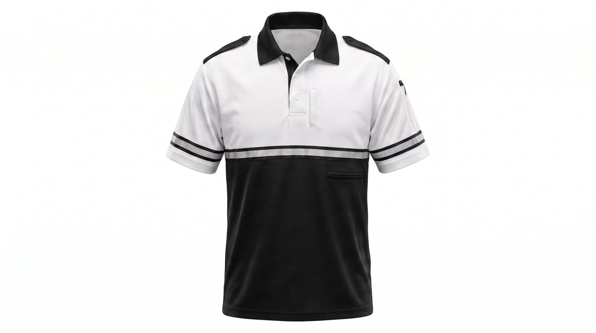 Bike Patrol Duty Shirt – Vented, Moisture-Wicking Polyester with High-Visibility Trim Two Tone Polo Shirt - Neorom-NEOROM