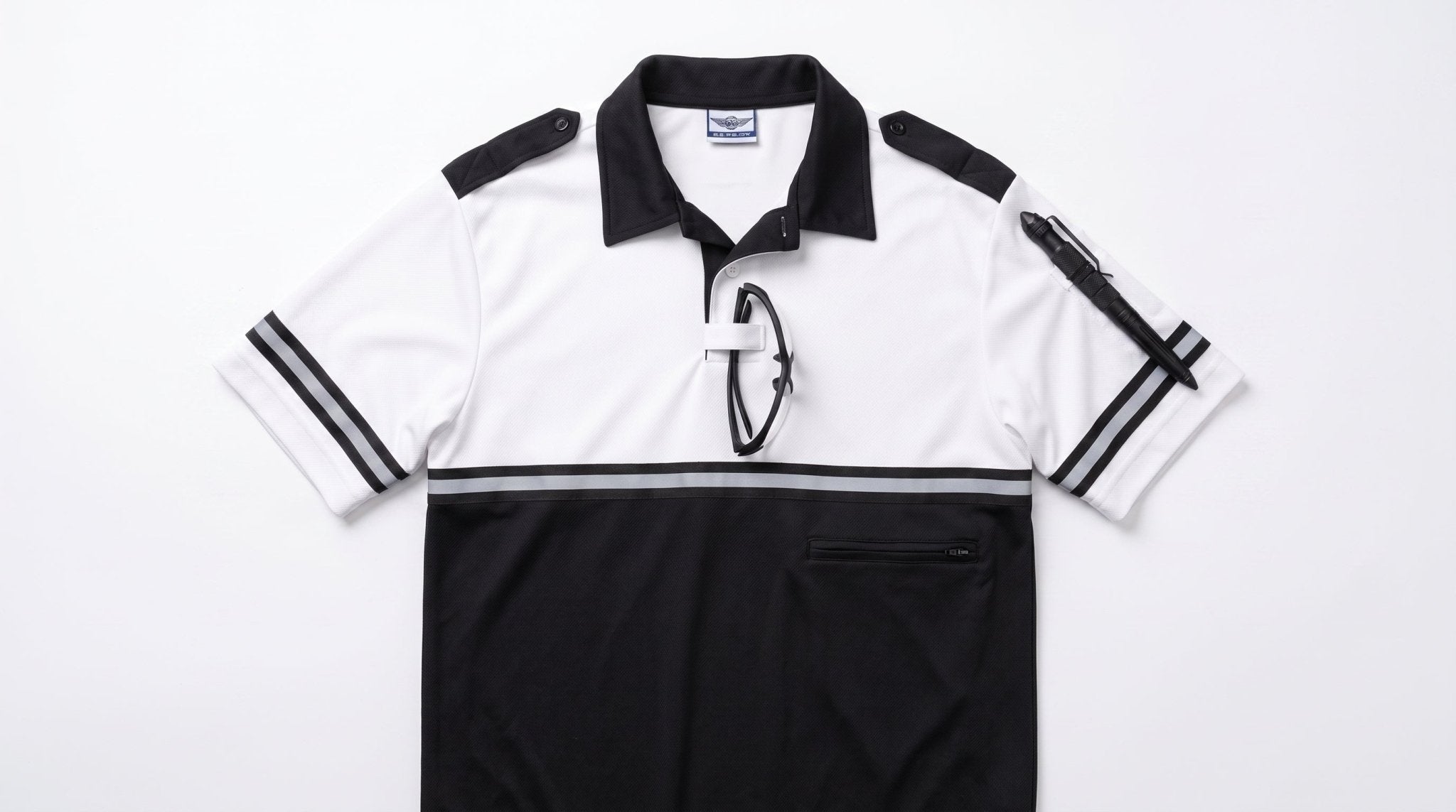 Bike Patrol Duty Shirt – Vented, Moisture-Wicking Polyester with High-Visibility Trim Two Tone Polo Shirt - Neorom-NEOROM