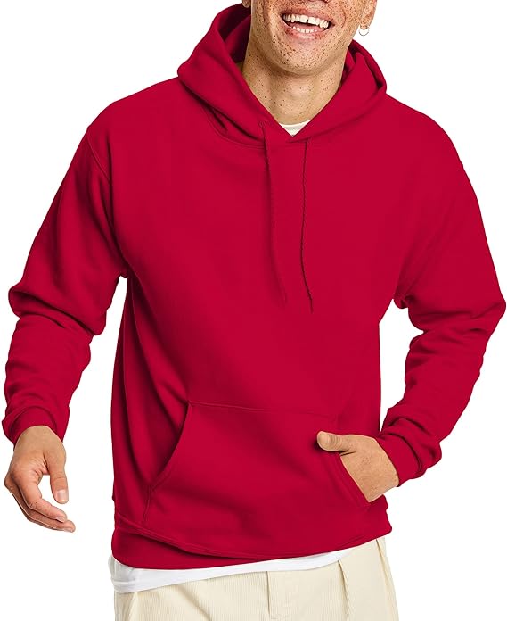 Customizable Hoodie Men's Hoodie, EcoSmart Fleece Hoodie Sweatshirt for Men - Neorom - Hanes