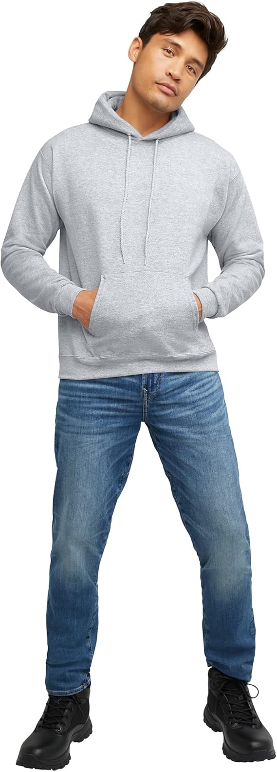 Customizable Hoodie Men's Hoodie, EcoSmart Fleece Hoodie Sweatshirt for Men - Neorom - Hanes