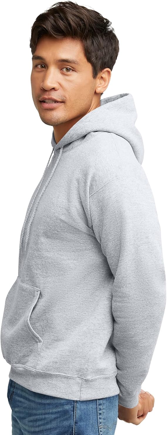Customizable Hoodie Men's Hoodie, EcoSmart Fleece Hoodie Sweatshirt for Men - Neorom - Hanes