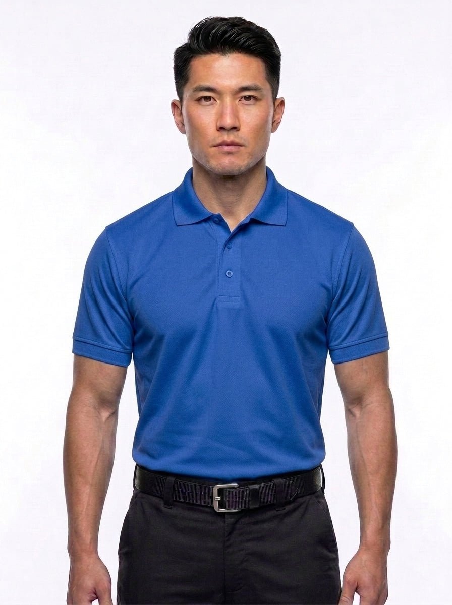 Men's 100% Polyester Tactical Performance Polo Shirt | Moisture-Wicking Duty Uniform Polo - Neorom-Neorom Tactical
