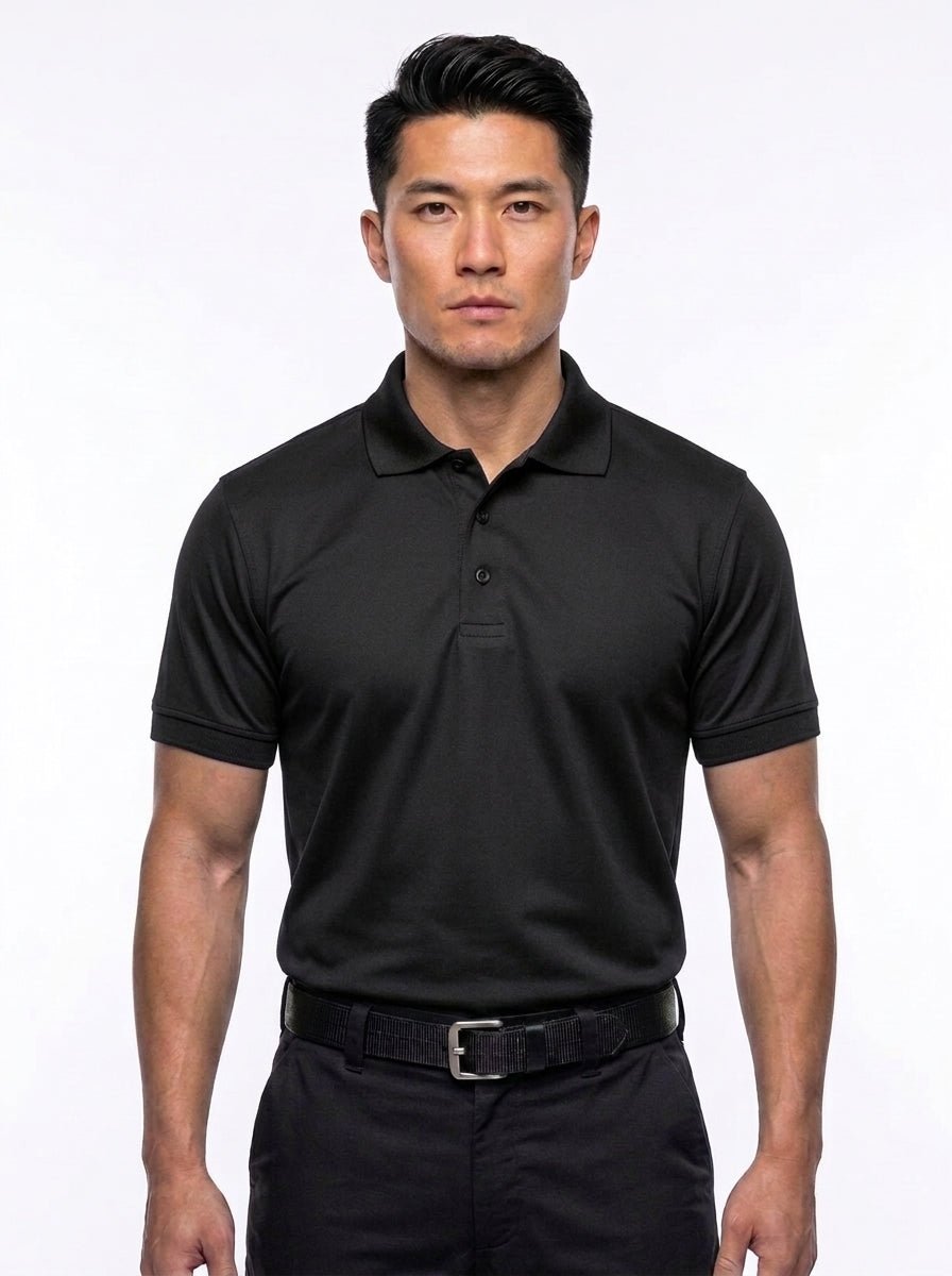 Men's 100% Polyester Tactical Performance Polo Shirt | Moisture-Wicking Duty Uniform Polo - Neorom-Neorom Tactical