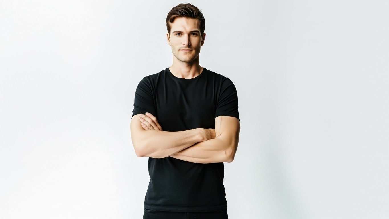 Men's Heavyweight Crewneck T-Shirt - Classic Fit, Available in Multiple Colors - Neorom - Hanes