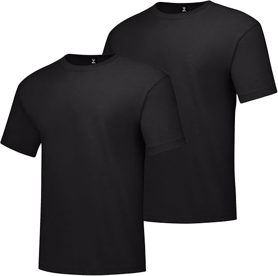 Men's Heavyweight Crewneck T-Shirt - Classic Fit, Available in Multiple Colors - Neorom - Hanes