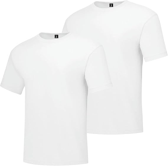 Men's Heavyweight Crewneck T-Shirt - Classic Fit, Available in Multiple Colors - Neorom - Hanes