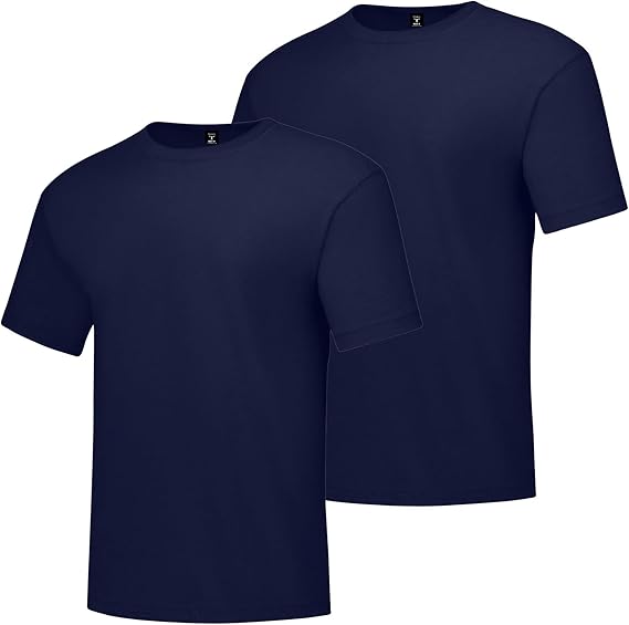 Men's Heavyweight Crewneck T-Shirt - Classic Fit, Available in Multiple Colors - Neorom - Hanes