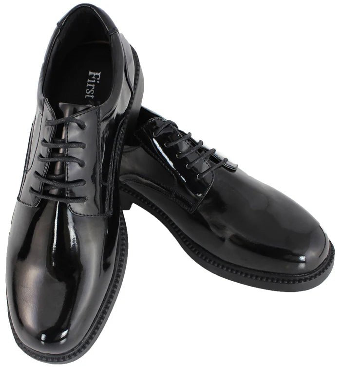 Men’s Hi - Gloss Oxford Dress Shoes – Slip - Resistant PU Sole, Duty - Neorom - Neorom