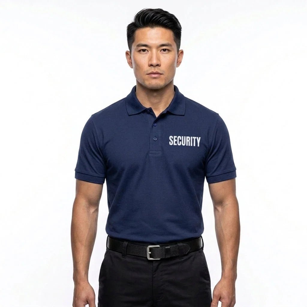 Men's Security Polyester Tactical Performance Polo Shirt | Moisture-Wicking Duty Uniform Polo - Neorom-Neorom Tactical