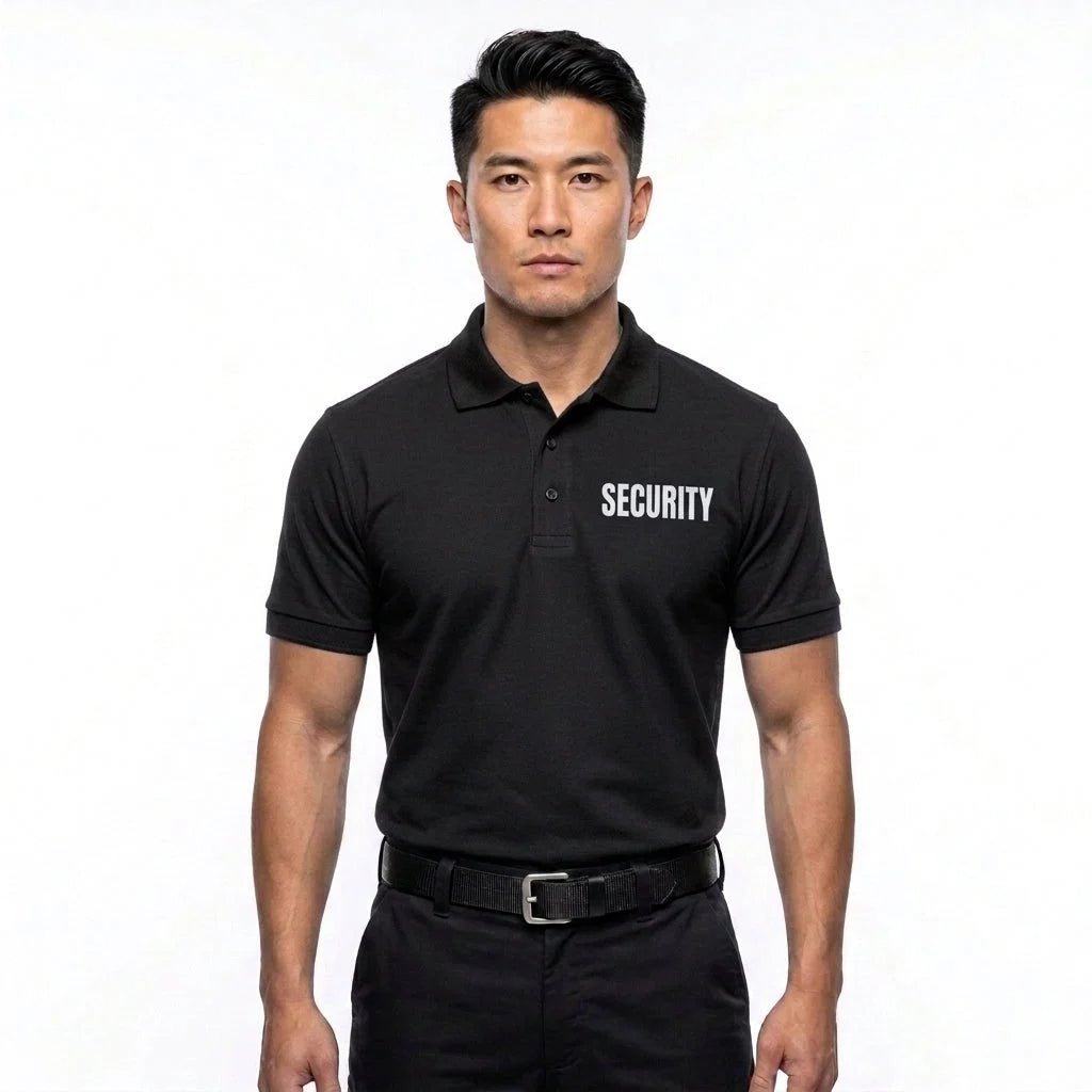 Men's Security Polyester Tactical Performance Polo Shirt | Moisture-Wicking Duty Uniform Polo - Neorom-Neorom Tactical