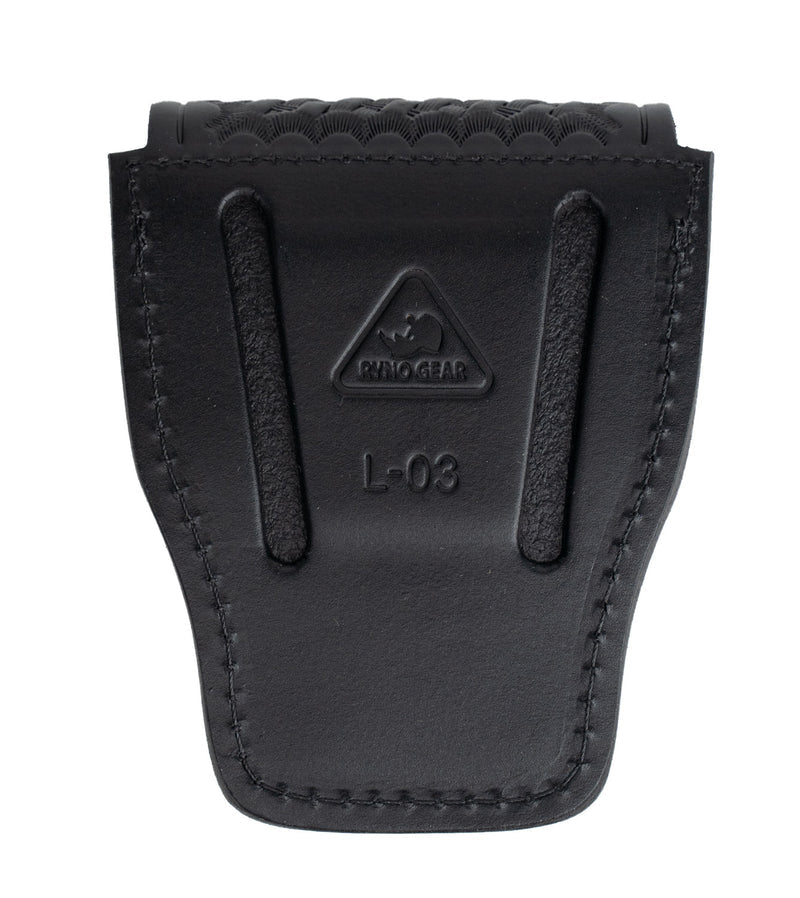 Ryno Gear Basket Weave Genuine Leather Handcuff Holder with Nickel Snap - Neorom - RYNO GEAR
