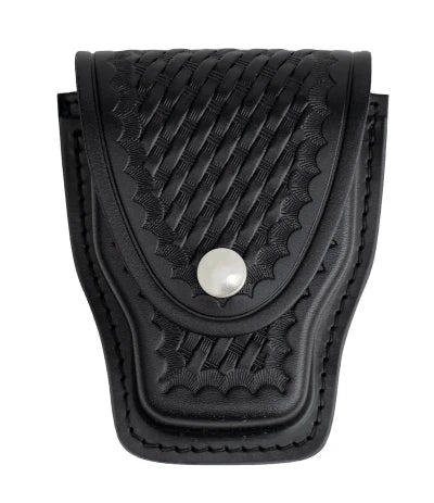 Ryno Gear Basket Weave Genuine Leather Handcuff Holder with Nickel Snap - Neorom - RYNO GEAR
