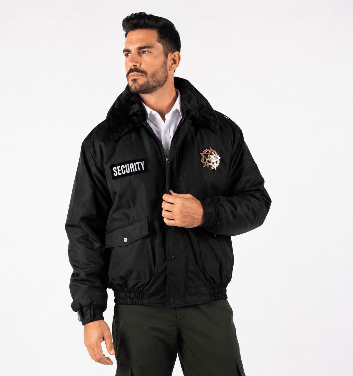 Security Bomber Jacket All Season Heavy Duty Removable Hood - Neorom-Neorom Tactical