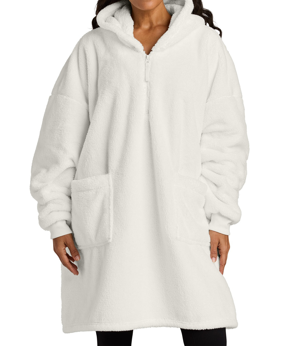Ultra - Soft Fleece Poncho Hoodie – Oversized Lounge Wear with Hood - Neorom - Neorom