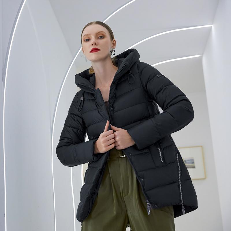 Women warm hooded winter coat women jacket casual parkas jacket - Neorom - Jade