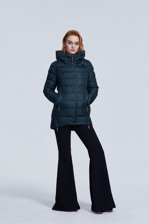 Women warm hooded winter coat women jacket casual parkas jacket - Neorom - Jade