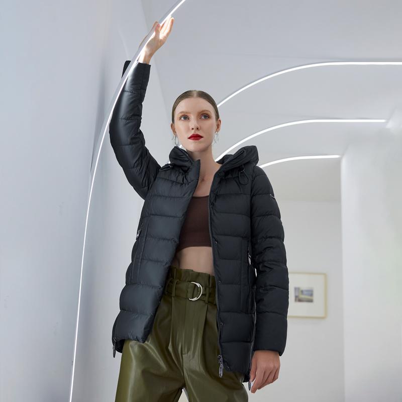 Women warm hooded winter coat women jacket casual parkas jacket - Neorom - Jade